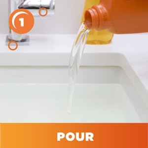 Mr Muscle Drain Unblocker, Sink & Drain Cleaner, Heavy Duty Drain Gel, 2 x 500 ml