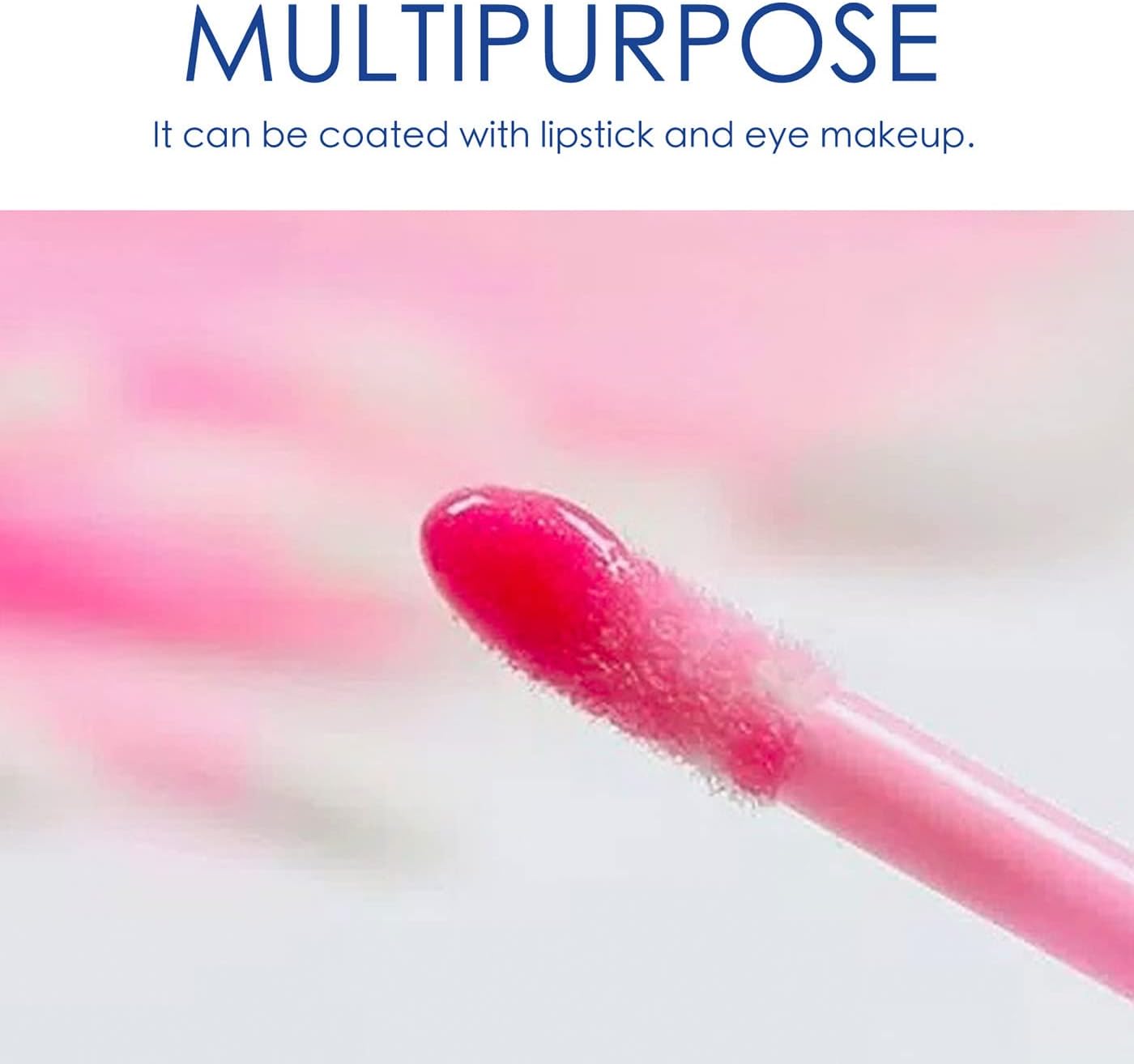 200 PCS Disposable Lip Brush Wands, Lipstick Applicator Lip Gloss Concealer Brushes