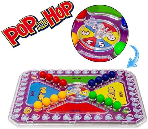 abeec 3 in 1 Travel Games - Board Games For Kids - Pop And Hop, Four To Score And What’s Their Name – Pocket Games - Holiday Essentials