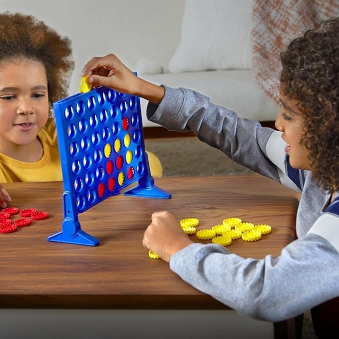 Connect 4 Strategy Board Game, Games for Kids Aged 6+, 4 in a Row