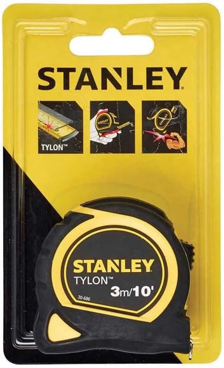 Stanley Tylon Pocket Tape 3m/10ft Carded