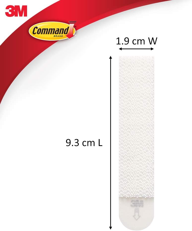 Command Picture & Frame Hanging Strips Value Pack, Large, White - 12 Pairs (24 Strips) - Damage Free Hanging - For Pictures, Frames, Mirrors, Wall décor and Signs
