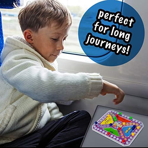 abeec 3 in 1 Travel Games - Board Games For Kids - Pop And Hop, Four To Score And What’s Their Name – Pocket Games - Holiday Essentials