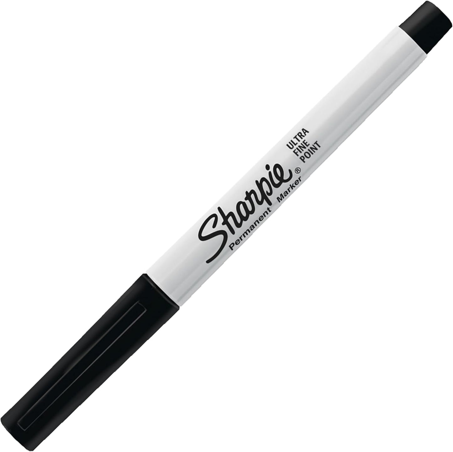 Sharpie Permanent Markers | Ultra Fine Point for Precise Marks | Black Ink | 2 Marker Pens