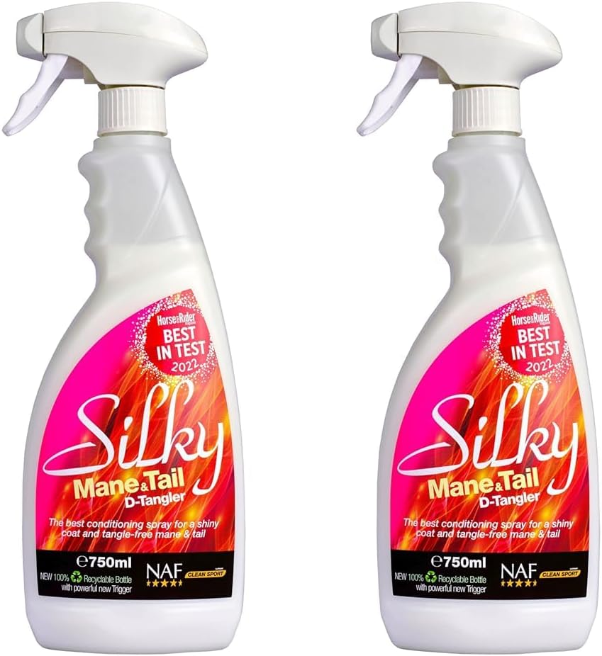 NAF Silky Mane & Tail D-Tangler, 750ml (Pack of 2)