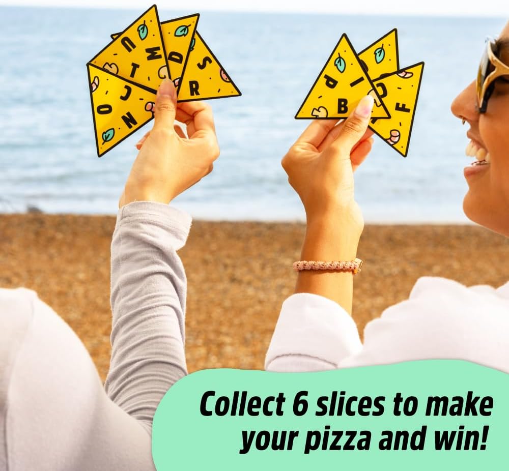 Big Potato P for Pizza Travel Game: Fast-Paced Family Card Game for Kids & Adults | Fits In Your Pocket - Play Outdoors