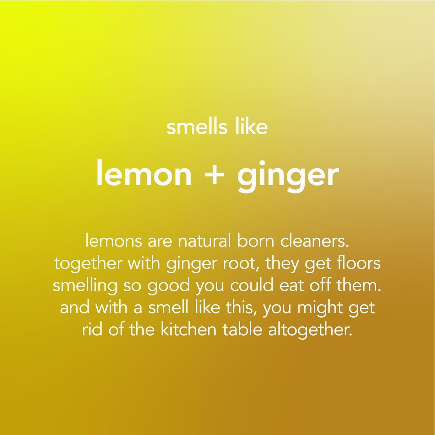 Method Multipurpose, Floor Liquid Cleaner, Gently Cleans and Shines, Fresh and Vibrant Lemon And Ginger Scent, Pack of 3, 739ml