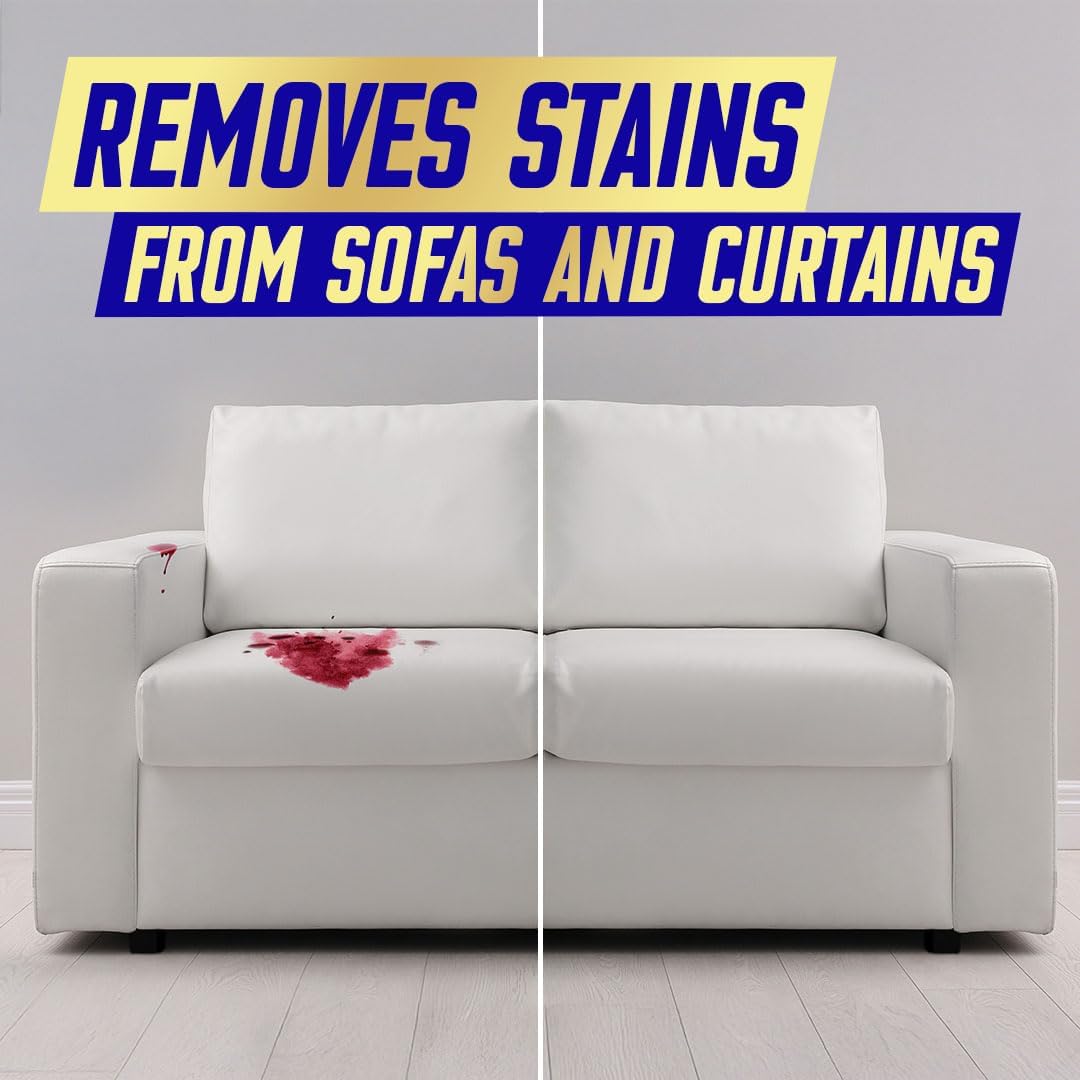 Vanish Professional Oxi Action Carpet & Upholstery Stain Remover Spray, 1L, Removes Stains, Pet Messes, Works in 30 Seconds, Removes Strong Odours, Suitable for Homes with Pets, Bleach Free