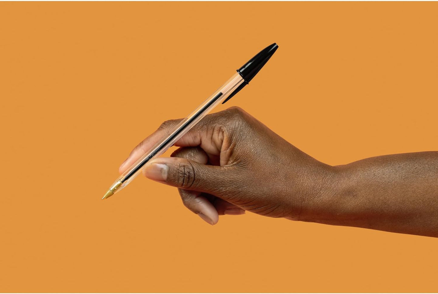 BIC Cristal Original Smudge Free Ballpoint Pens, Ideal for School, Black, Medium Point (1.0mm), Pack of 50