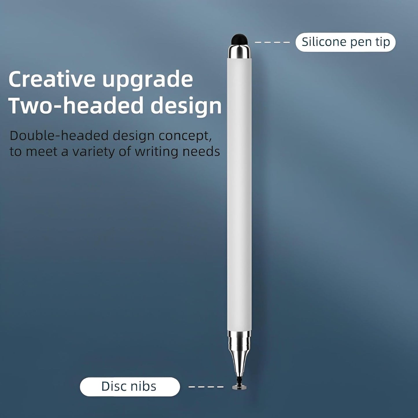 Redreo Stylus Pens for Touch Screens,3 Pack 2 in 1 Universal High Sensitivity Tablets Pens for iPad,Apple,Samsung Galaxy,Smartphones, Android, Microsoft and Other Touch Screens