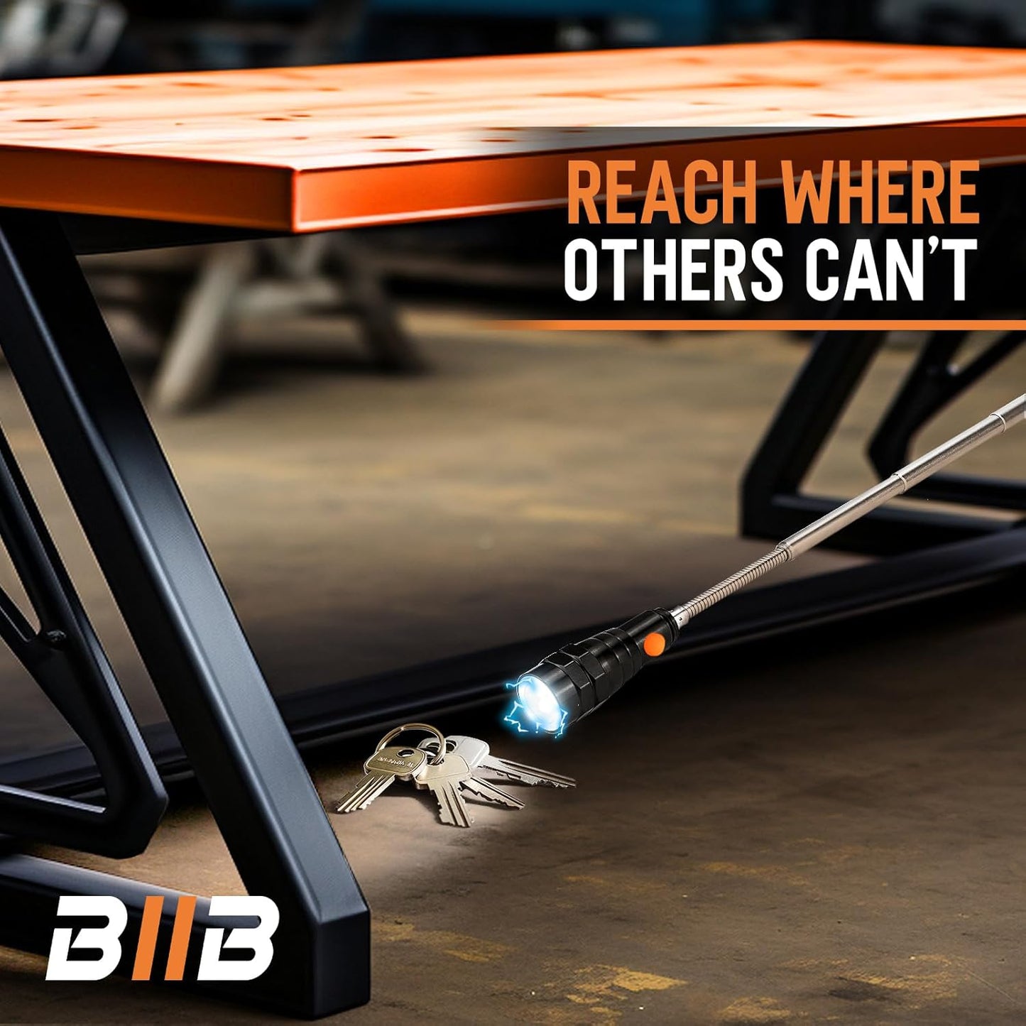 BIIB Gifts for Men, Gadgets for Men LED Magnetic Tool, Stocking Fillers for Men Christmas Gifts for Him, Mens Gifts for Dad Birthday Presents for Men, Secret Santa Gifts for Men Who Have Everything