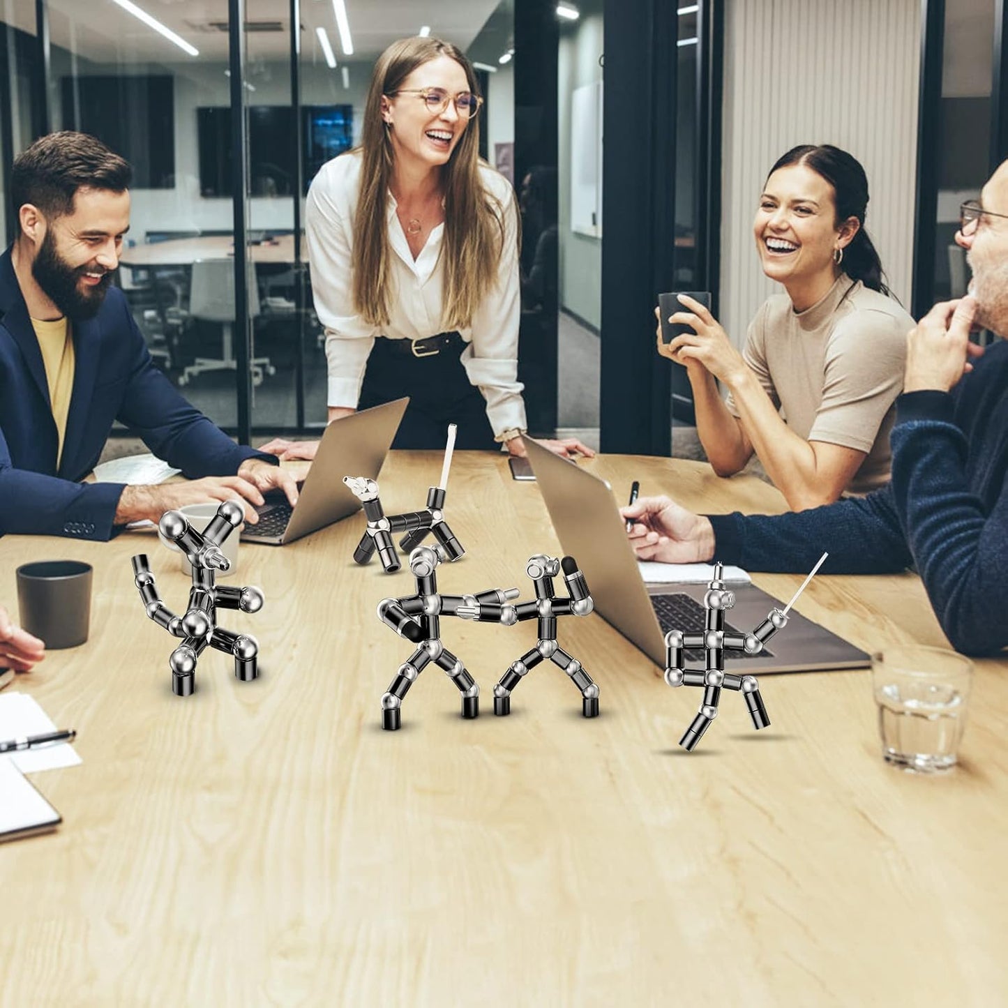 Fun Men Gifts Fidget Gel Pens - Unique Birthday Gift for Mens, Novelty Christmas Stocking Fillers Easter Anniversary Valentines Day Present Ideas Small Gadgets, Cool Secret Santa Gift for Him