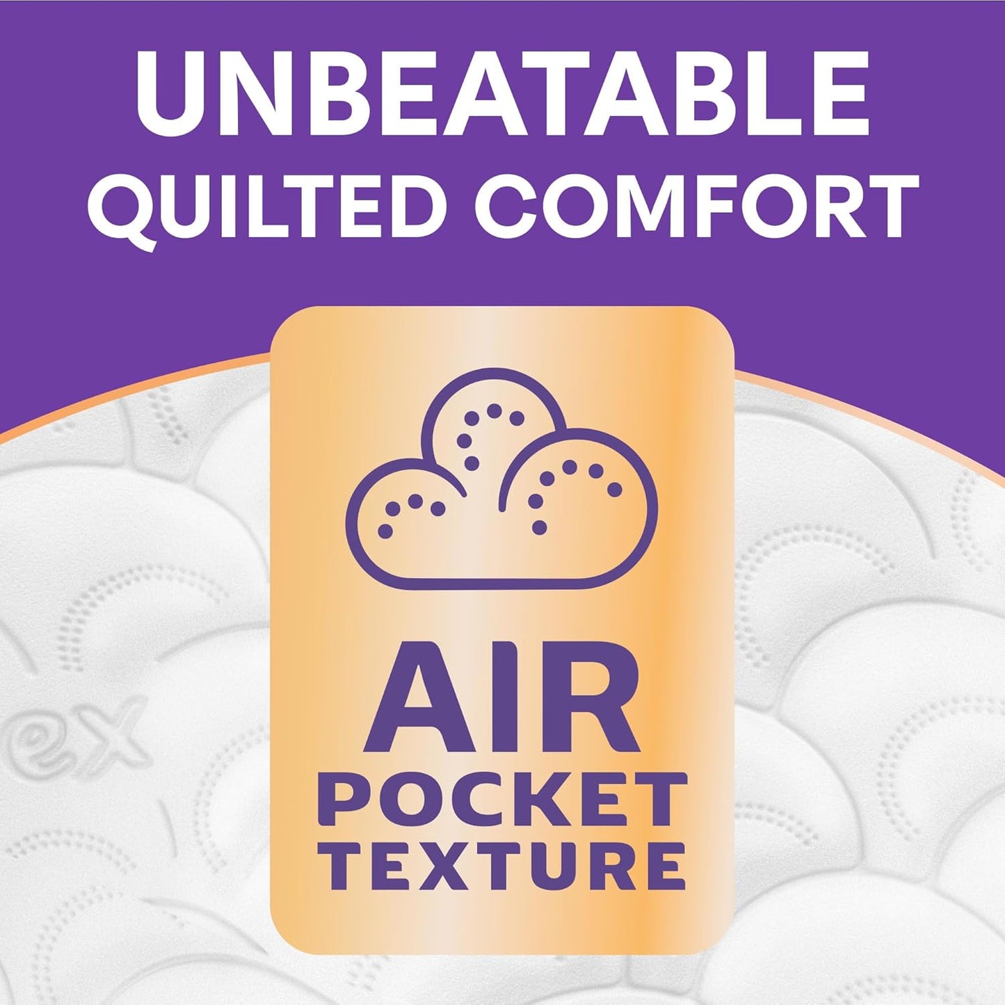 Andrex Ultimate Quilts 9 Mega Toilet Rolls = 13.5 Standard Toilet Rolls, 50% Longer Lasting Paper, Air Pocket Technology for Soft, Thick Sheets, FSC Certified