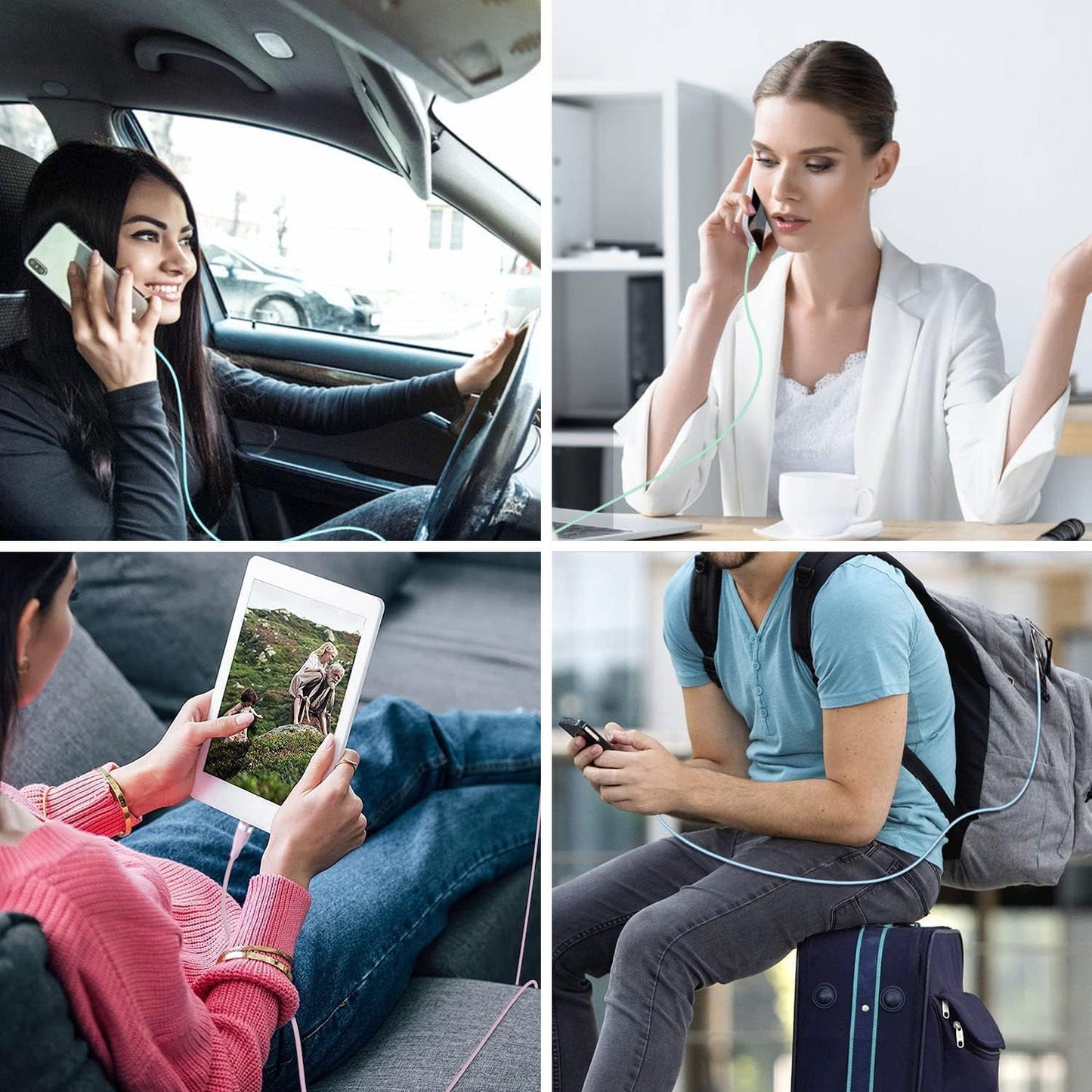 Yavud iPhone Charger Cable 3Pack 6FT/1.8M, MFi Certified Lightning Cable Fast Charging Cable Lead PVC Long Charging Cord for iPhone 14 plus 14 pro max 13 12 11 XS X XR 8 plus 7 6