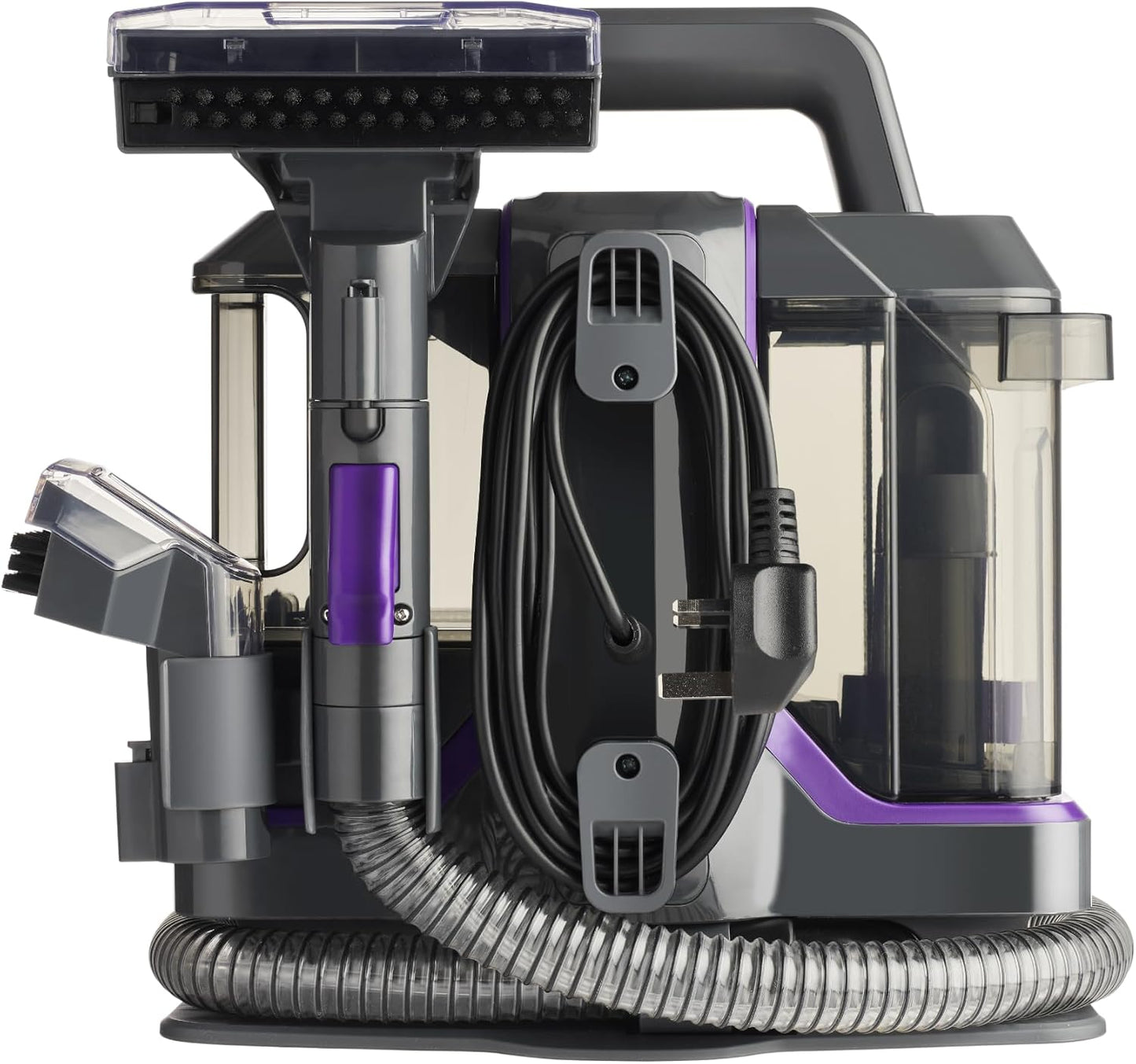 Vytronix SWASH450P Spot Cleaner | Spot & Stain Remover | Clean Up Spills & Pet Messes from Carpets, Stairs, Upholstery & Car Seats | Self Cleaning Function, 450W, 1L Capacity Twin Tank Spot Washer