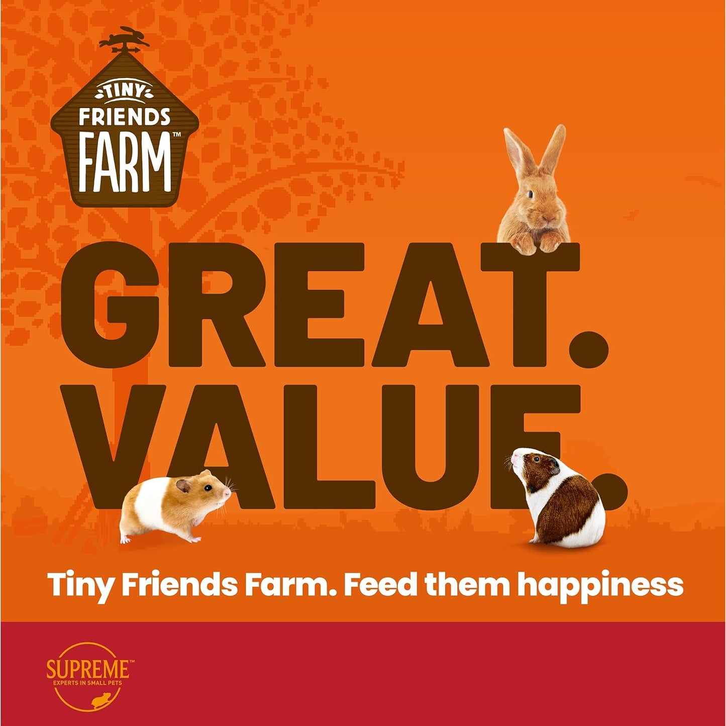 Supreme Petfoods Tiny Friends Farm Harry Hamster Fruity Nutty Mix, Various