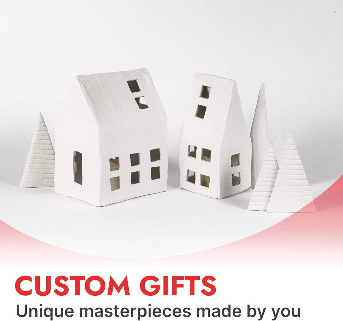 DAS White 1 kg Air Hardening Modelling Clay, Non Bake, Ready To Use, Suitable for All Ages, Ideal for Professionals & Hobbyists