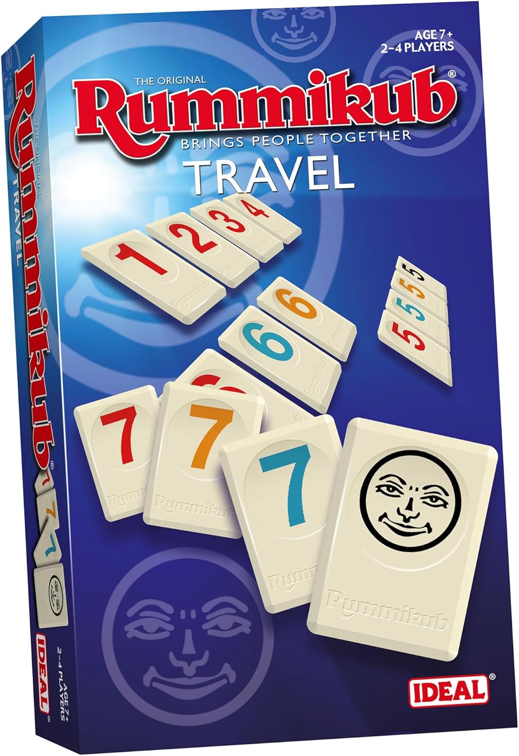Rummikub IDEAL Travel game: Brings people together | Family Strategy Games | For 2-4 Players | Ages 7+