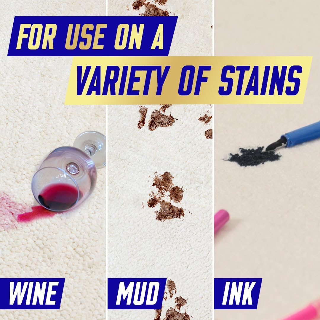 Vanish Professional Oxi Action Carpet & Upholstery Stain Remover Spray, 1L, Removes Stains, Pet Messes, Works in 30 Seconds, Removes Strong Odours, Suitable for Homes with Pets, Bleach Free