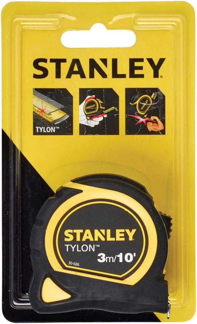 Stanley Tylon Pocket Tape 3m/10ft Carded