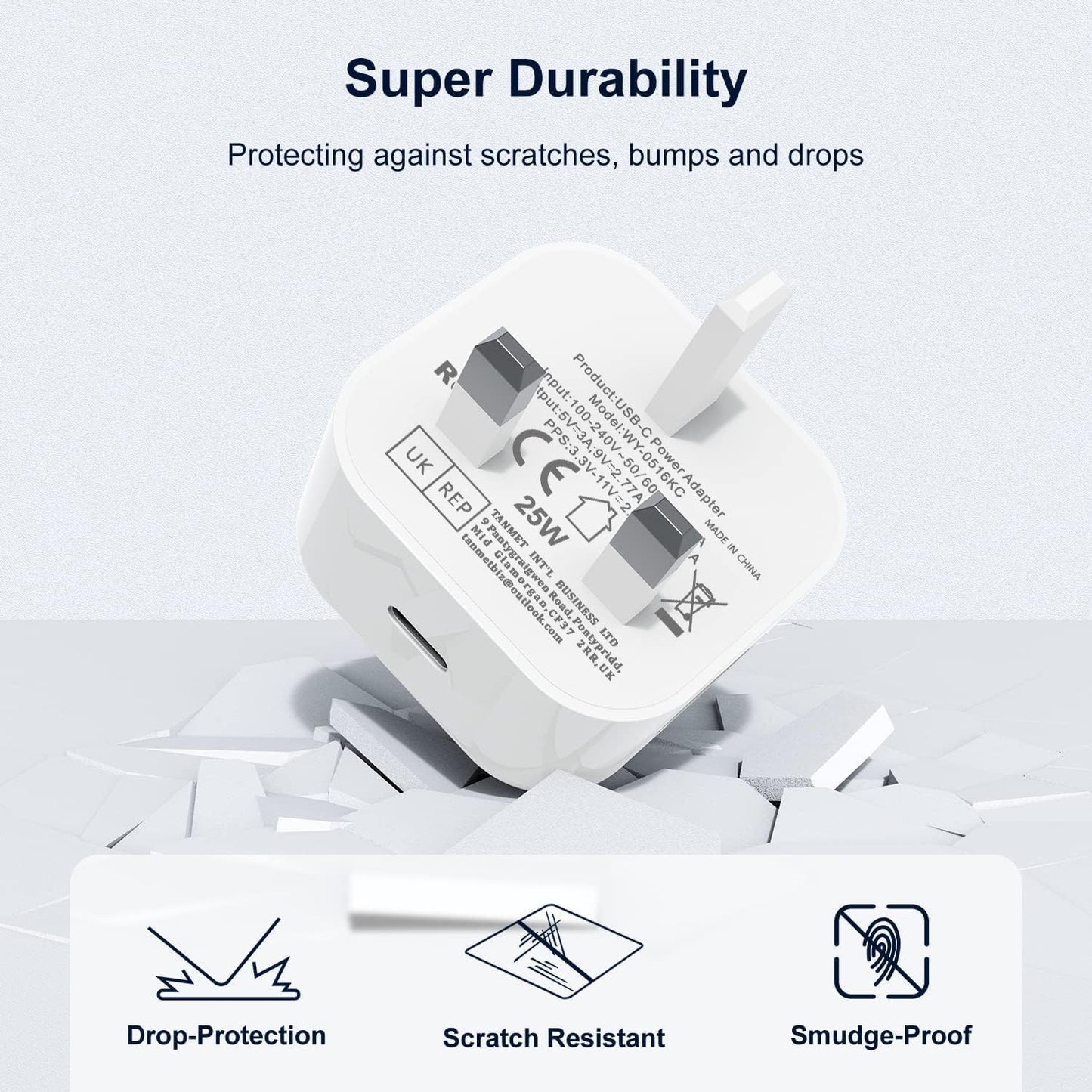 iPad Charger,New Apple iPad USB C Fast Charger Cable and Plug 25W Charge for i Pad Pro 12.9 11 13 inch 4th 5th 6th M4 2024 Generation/Air 10.9 inch 5th Gen M2 M3/Mini 6 A17 Pro/Pad 10th A16 11th 2025