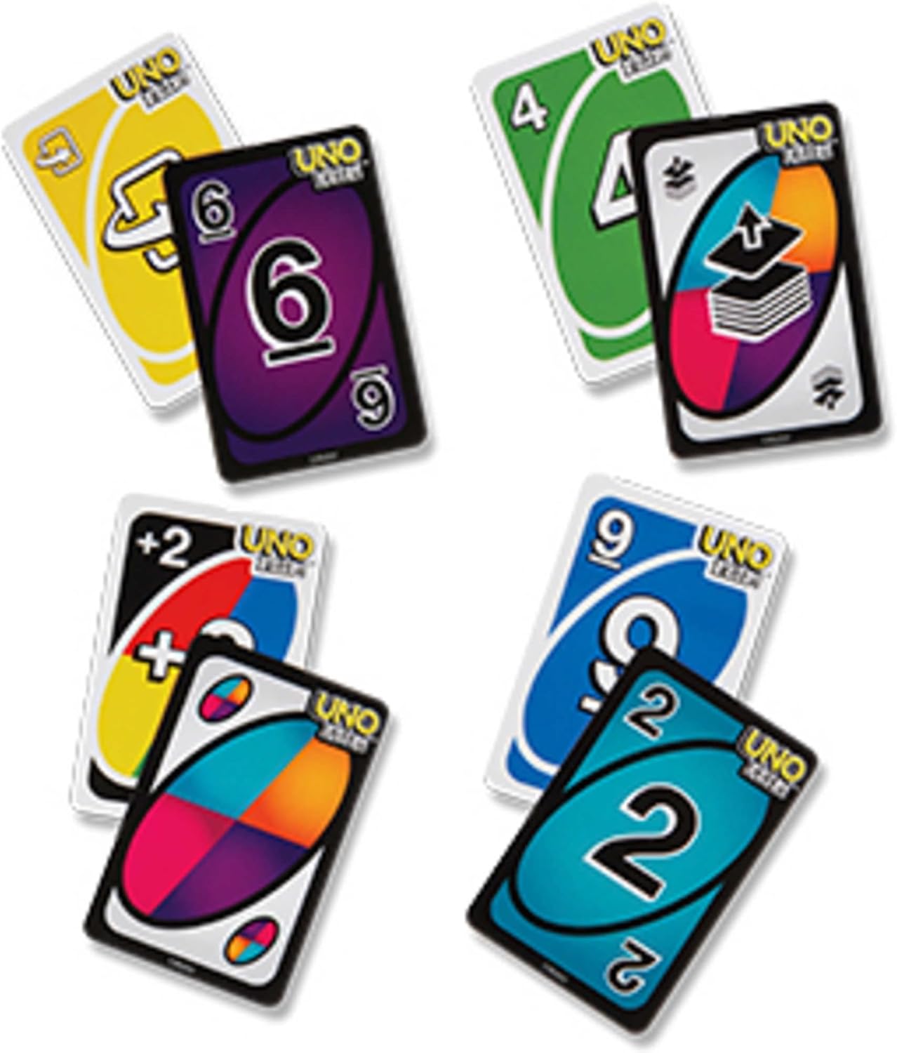 Mattel Games UNO FLIP! Family Card Game, with 112 Cards in a Sturdy Storage Tin, Makes a Great Gift for 7 Year Olds and Up, GDG37