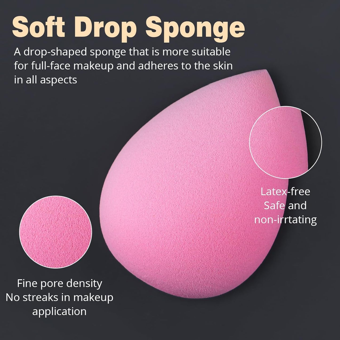 BEAKEY Diversity Make up Brushes 12Pcs Makeup Kit, Premium Synthetic Kabuki Foundation Face Powder Concealers Eyeshadow Blush Brushes Make up Brushes Set, with 2pcs Blender Sponges (Black/Silver)