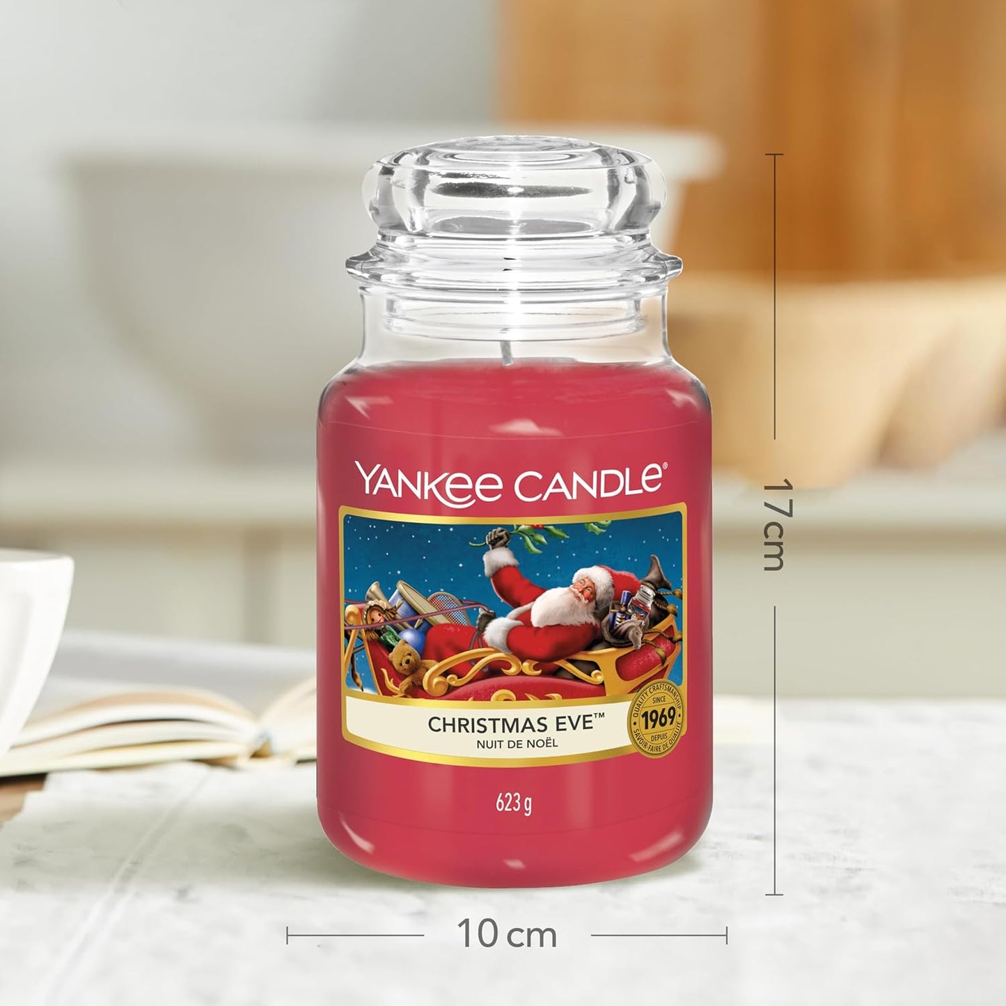 Yankee Candle Scented Candle | Christmas Eve Large Jar Candle | Long Burning Candles: up to 150 Hours | Perfect Gifts for Women