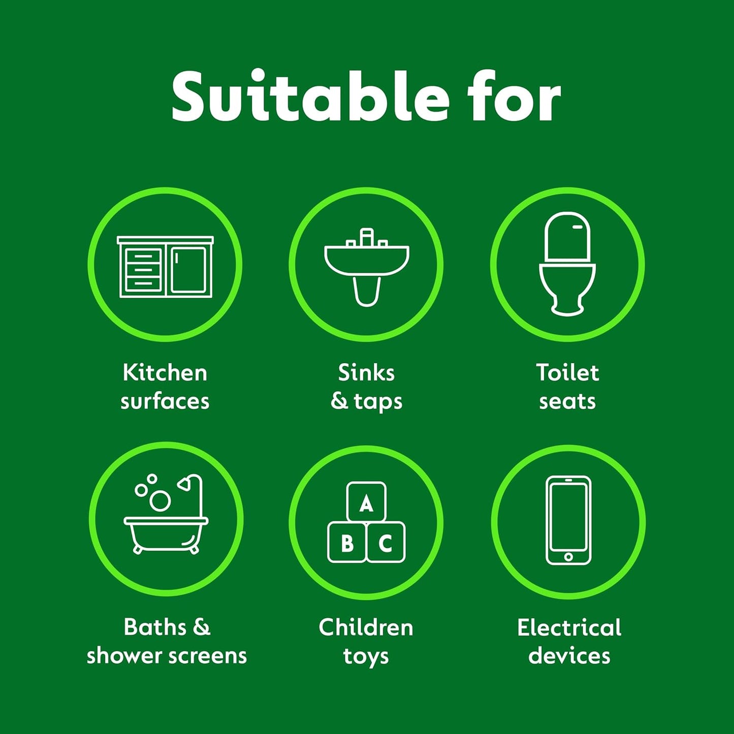 Dettol Antibacterial Multipurpose Cleaning Wipes, Pomegranate & Lime, 50 pack (8 x 50, Total 400 Wipes) Disinfectant, Biodegradable, 10x Cleaning power vs Water alone, Kills 99.9 Percent of Germs