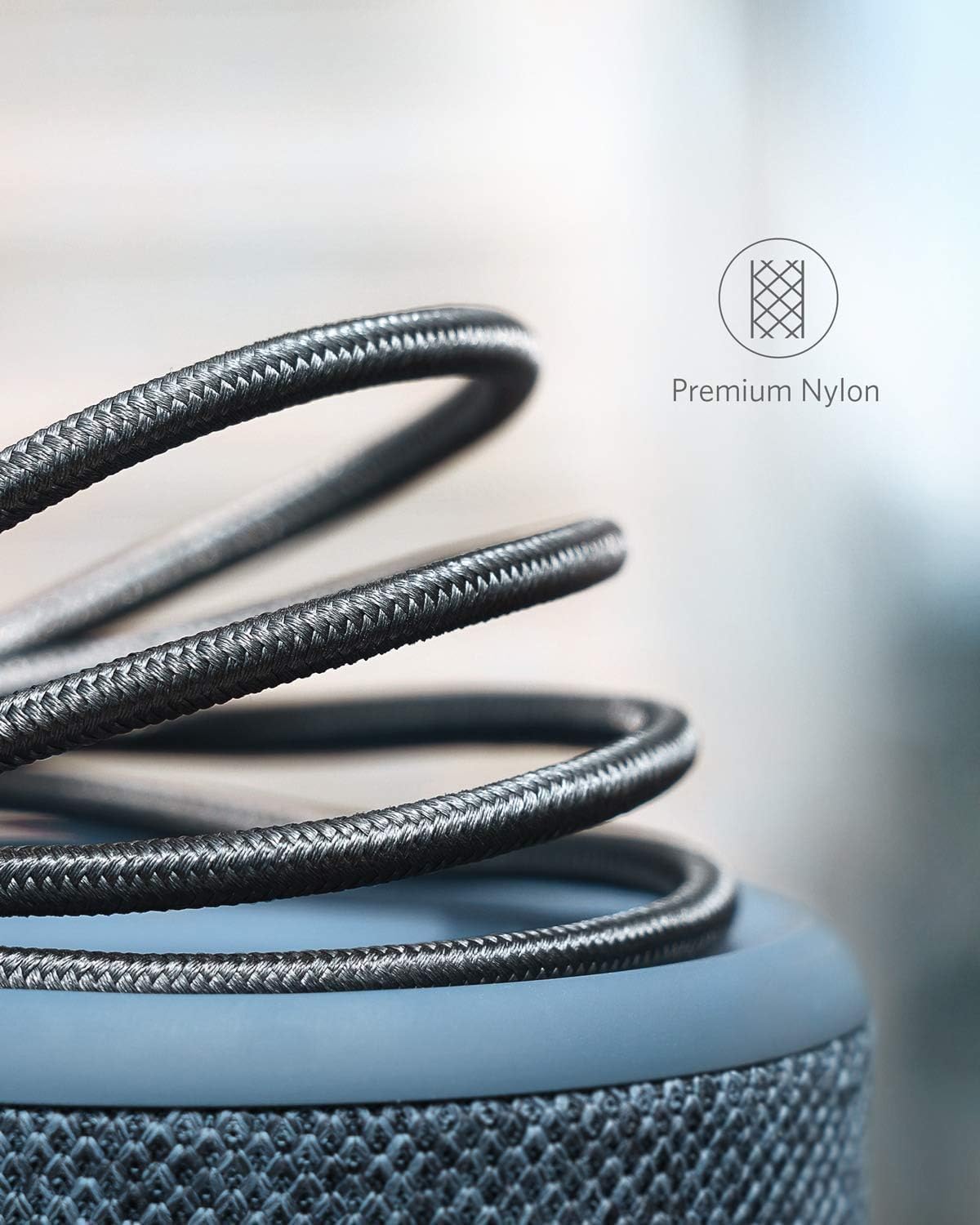 Anker USB-A to USB-C Charger Cable 2 Pack (3ft Nylon), 331 Cable, USB C to USB 2.0 Double Braided Nylon Type C Charging Cable for Samsung Galaxy S8 S8+ S9 S9+, HTC 10, Sony XZ, LG V20 G5 G6, Xiaomi 5