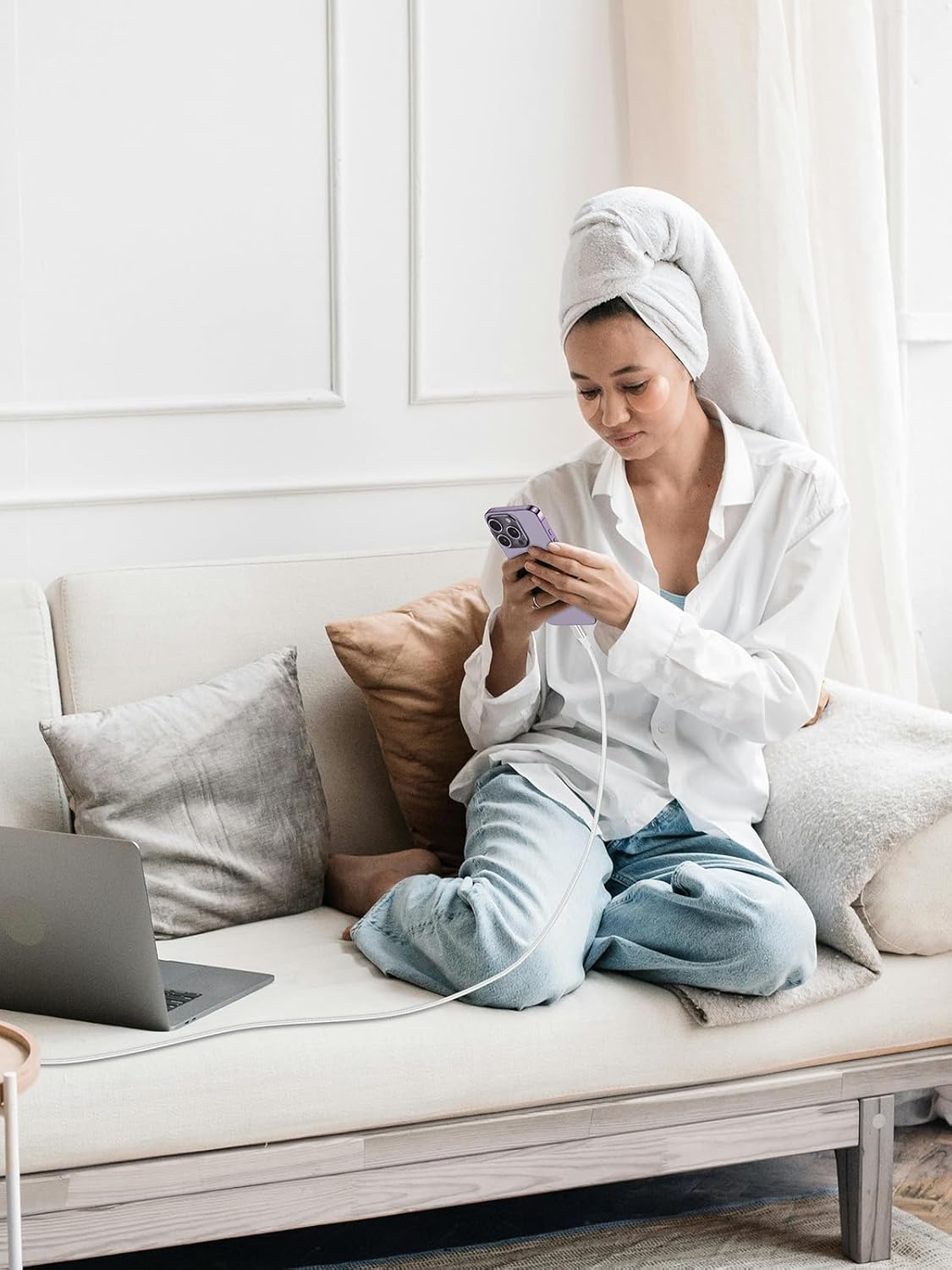 iPhone Charger Cable 2M, MFi Certified Lightning Cable Fast Charging iPhone Charger Nylon USB iphone Charging Cable Lead for iPhone 14 13 12 11 Pro Max XS XR X 8 7 6 Plus 5 SE,iPad