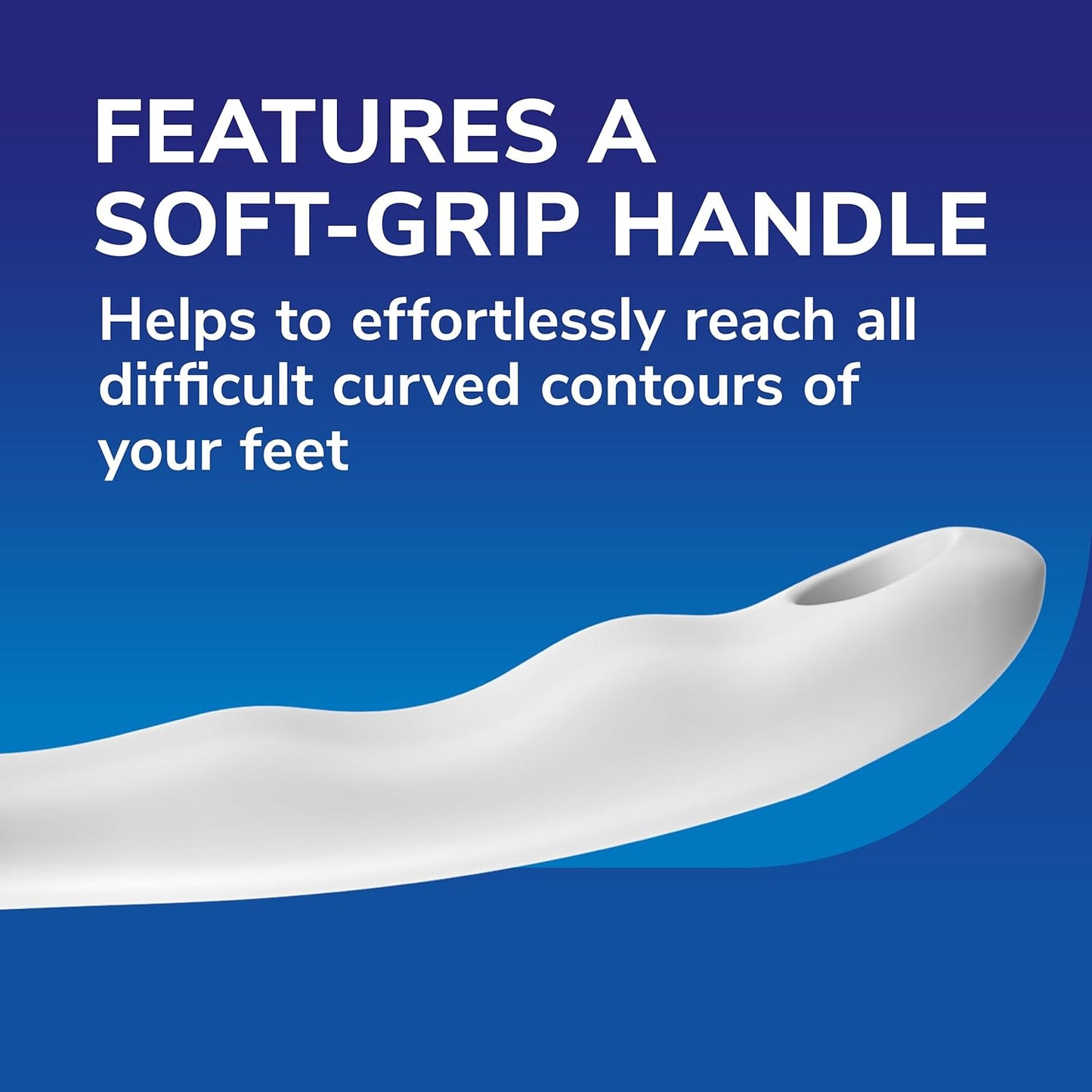 Scholl Nano-Glass Foot File and Callus Remover - Comfortable, Gentle Hard Skin and Callus Removal