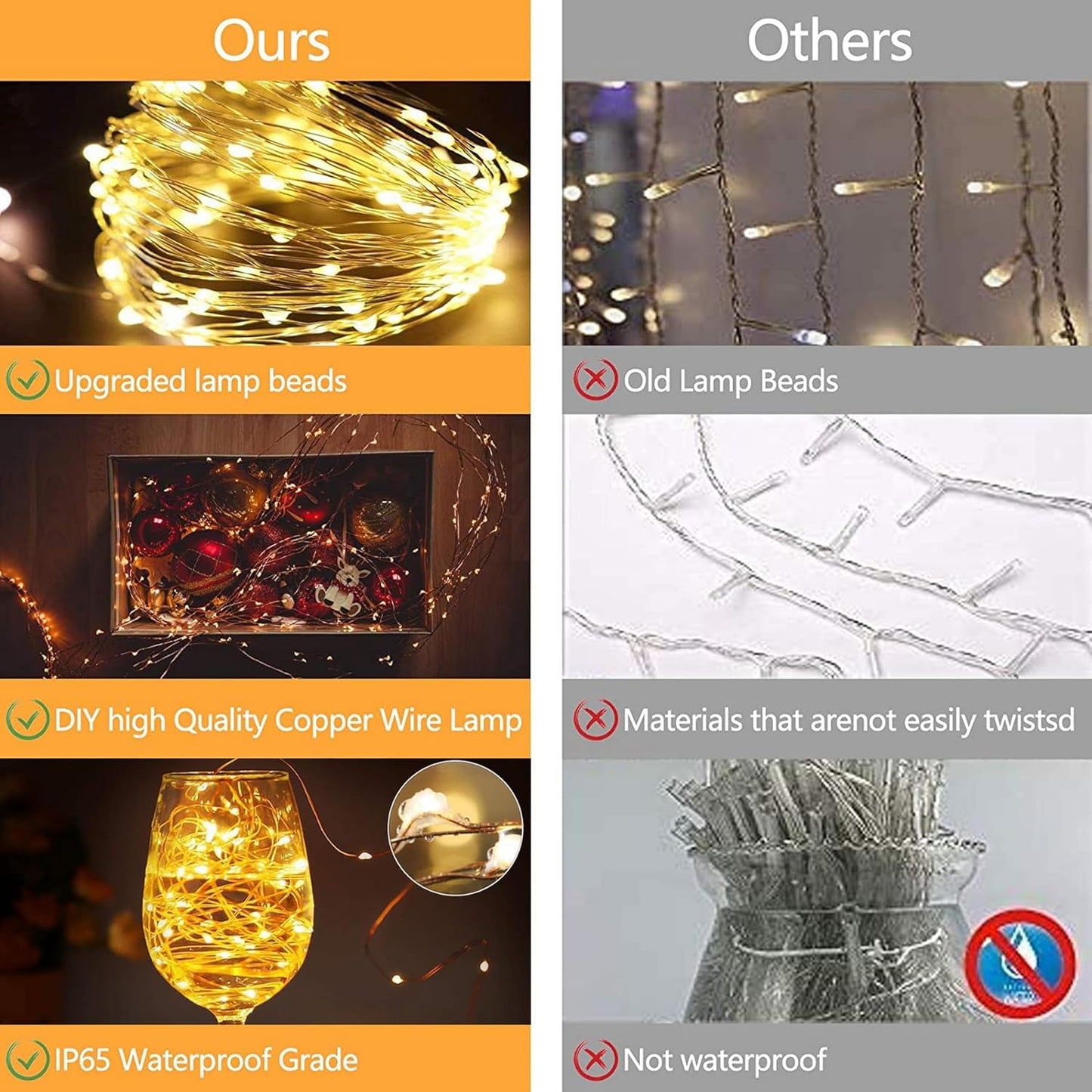 Lezonic Curtain Fairy Lights, 3m×3m 300LED Fairy Lights with 8 Modes Remote Control Timer Adjustable Brightness, Curtain Light Plug in for Bedroom, Garden, Party, Wedding,Christmas (Warm White)