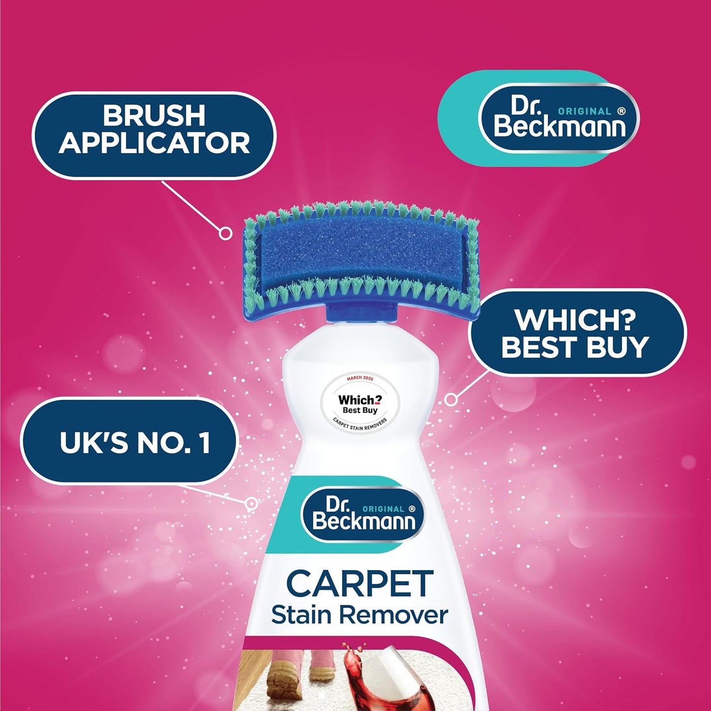 Dr. Beckmann Carpet Stain Remover | Works in 3 mins | 650 ml