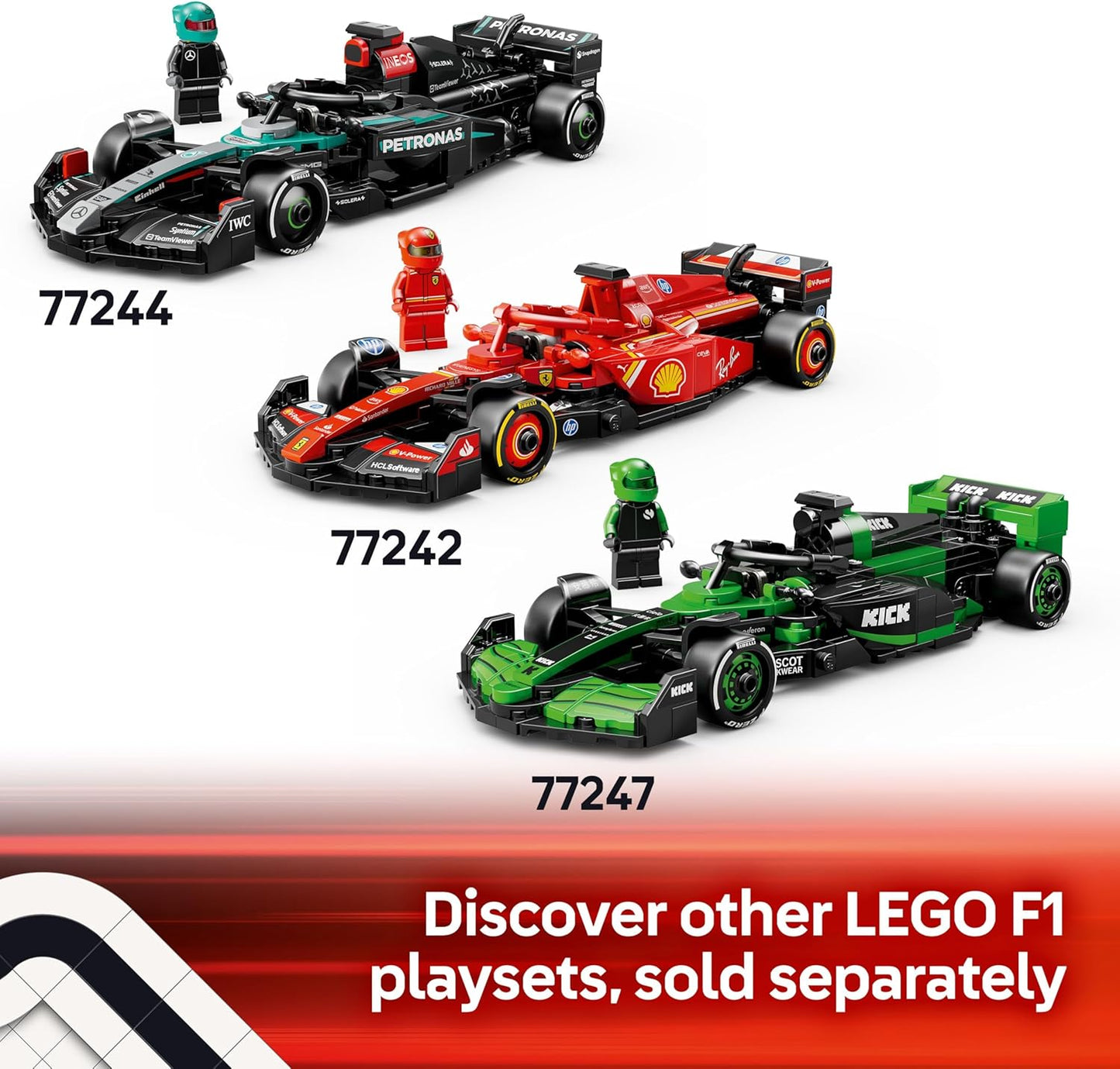 LEGO Speed Champions McLaren F1 Team MCL38 Race Car Toy with a Collectible Formula 1 Driver Minifigure - Model Kits for 10+ Year Old Boys & Girls or Adult Motorsport Fans 77251