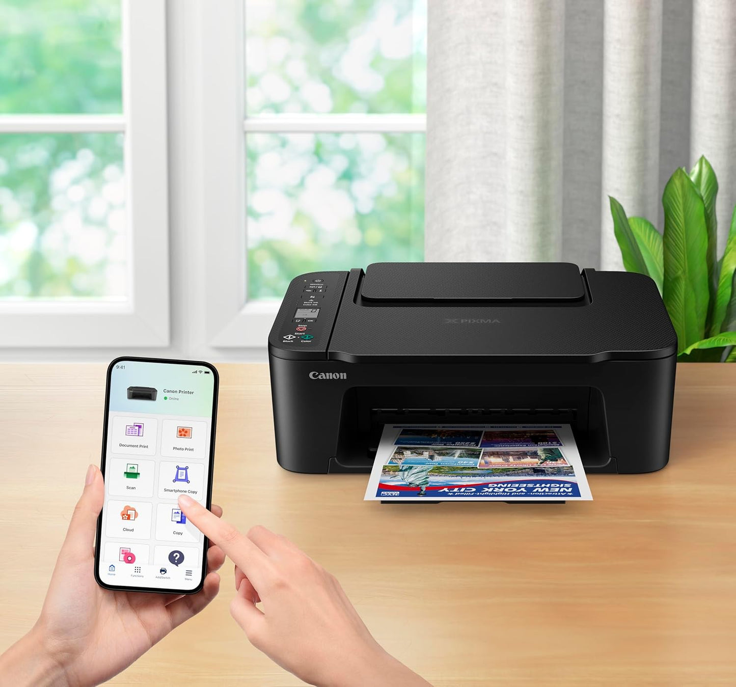 Canon PIXMA TS3750i Wireless Colour All-in-One Inkjet Printer - A4 Print, Copy, Scan - PIXMA Print Plan Compatible - Borderless Photo Printing - Wireless & Smartphone Print - Ideal for Home Printing