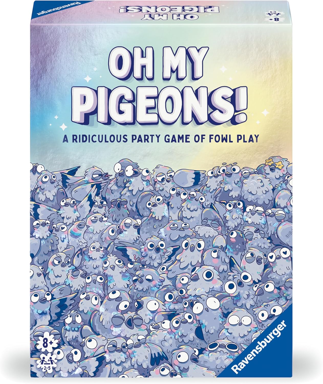 Ravensburger Oh My Pigeons - Game Night and Party Board Game for Families, Adults and Kids Age 8 Years Up - 2 to 5 Players