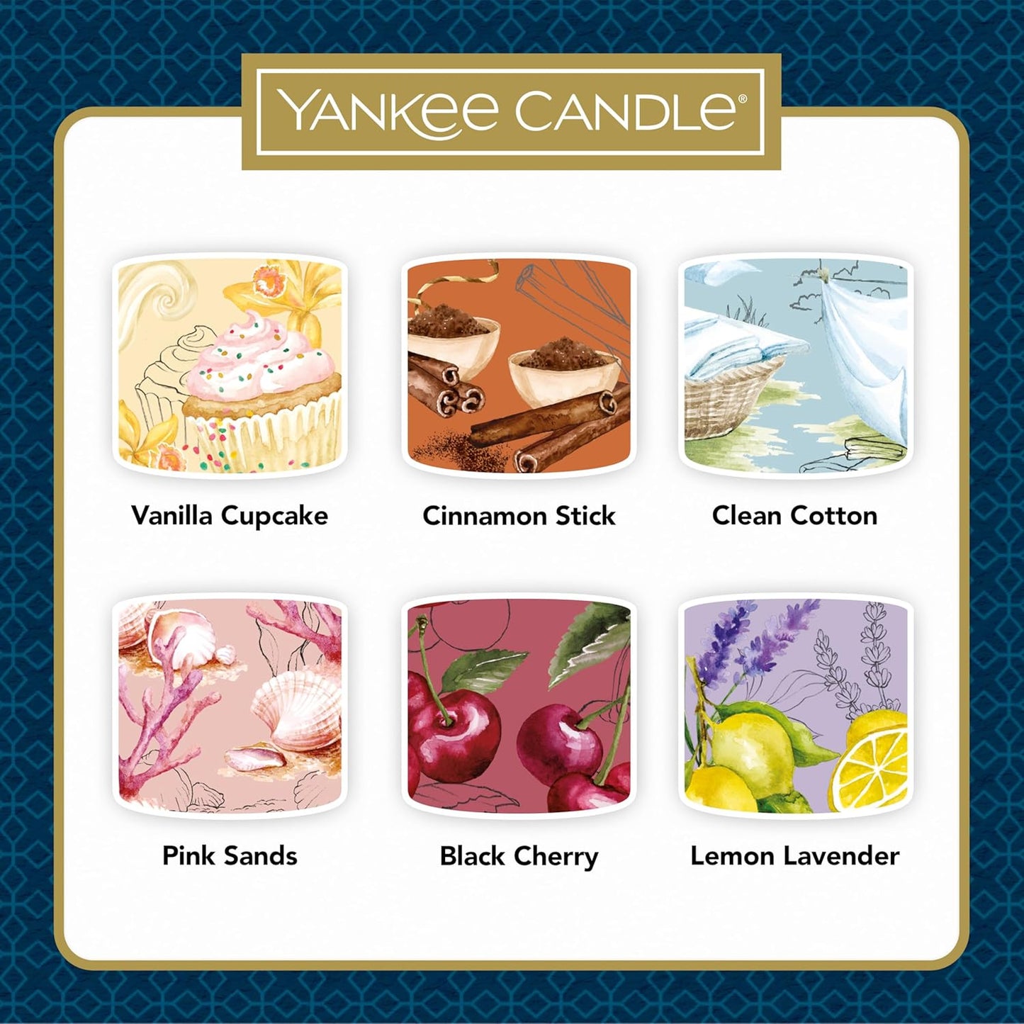Yankee Candle Scented Candles Gift Set | 6 Scented Mini Filled Votive Candles | Soy Blend Wax Mix | Perfect Gifts for Women