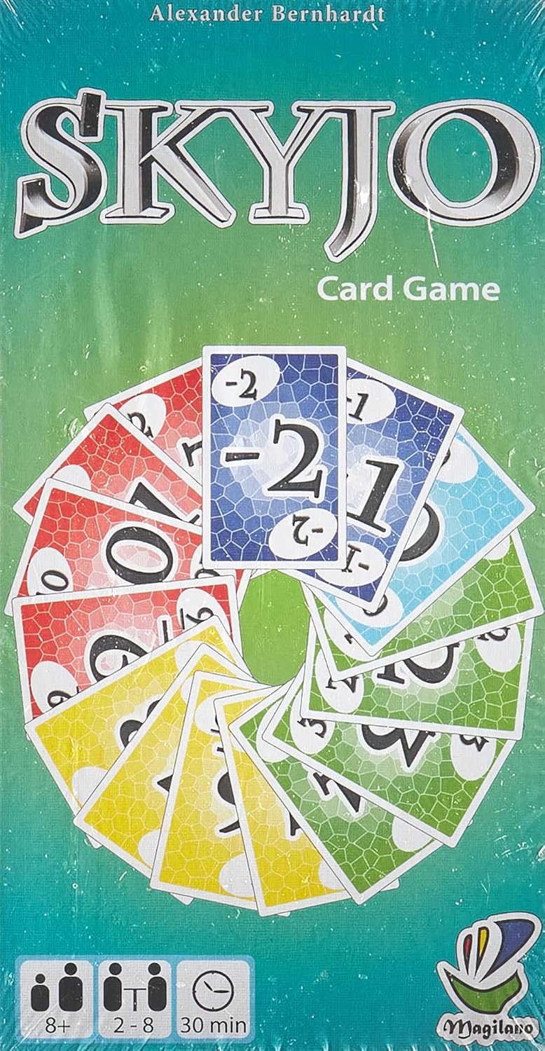 SKYJO by Magilano - The entertaining card game for kids and adults. The ideal game for fun, entertaining and exciting hours of play with friends and family.