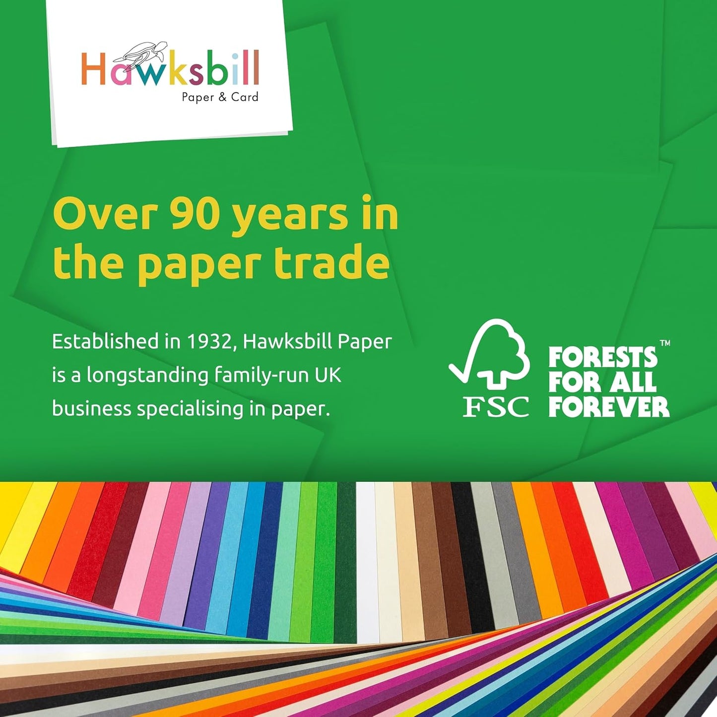 Hawksbill White Copy Paper 80 GSM A4 100 Sheet Pack of Premium Paper for Copier Use, Printing at Office & Home