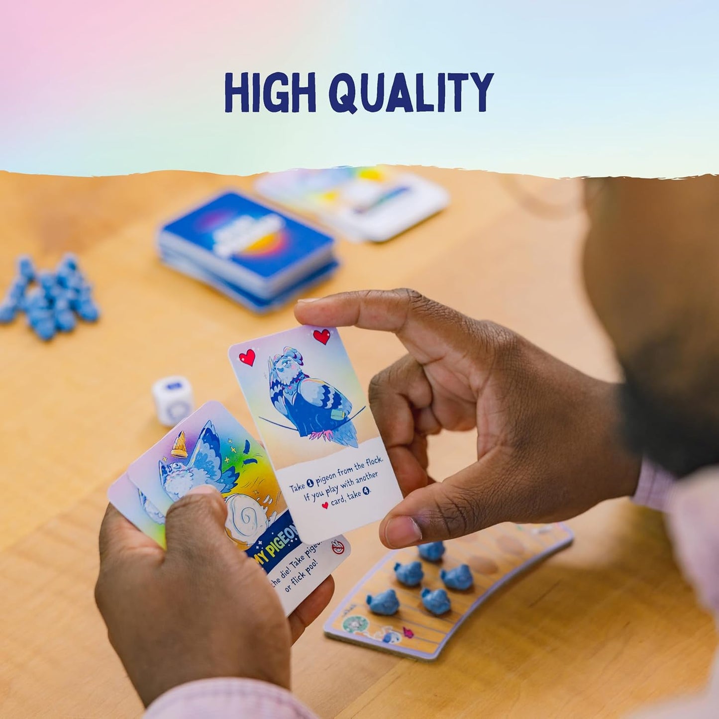 Ravensburger Oh My Pigeons - Game Night and Party Board Game for Families, Adults and Kids Age 8 Years Up - 2 to 5 Players