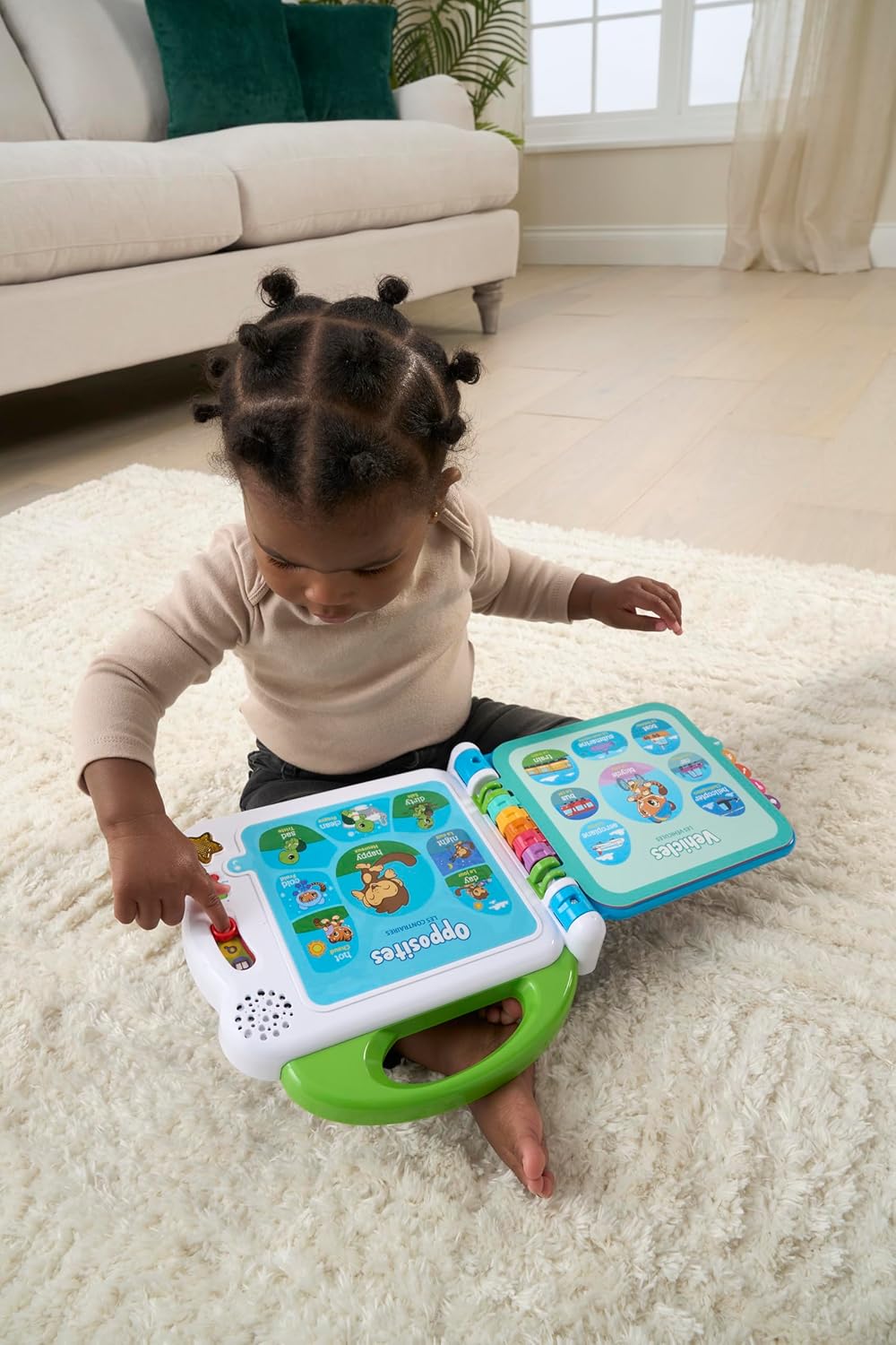 LeapFrog 601503 Learning Friends 100 Words Baby Book Educational and Interactive Bilingual Playbook Toy Toddler and Pre School Boys & Girls 1, 2, 3, 4+ Year Olds, Multi-Colour, One Size