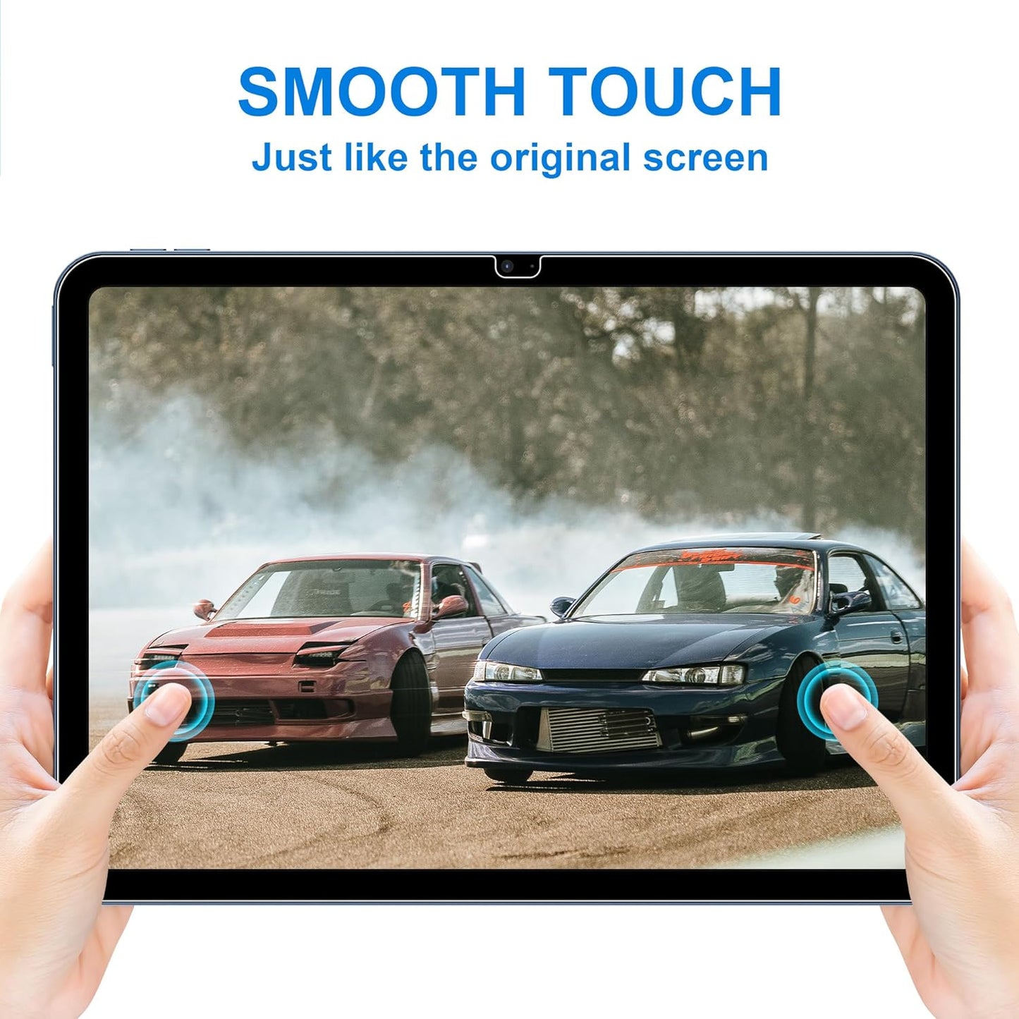 4youquality [2-Pack Screen Protector for iPad (A16) 11th/10th Generation (2025/2022) (iPad 11 & iPad 10), 9H Tempered Glass Film, Anti-Scratch, Impact-Resistant