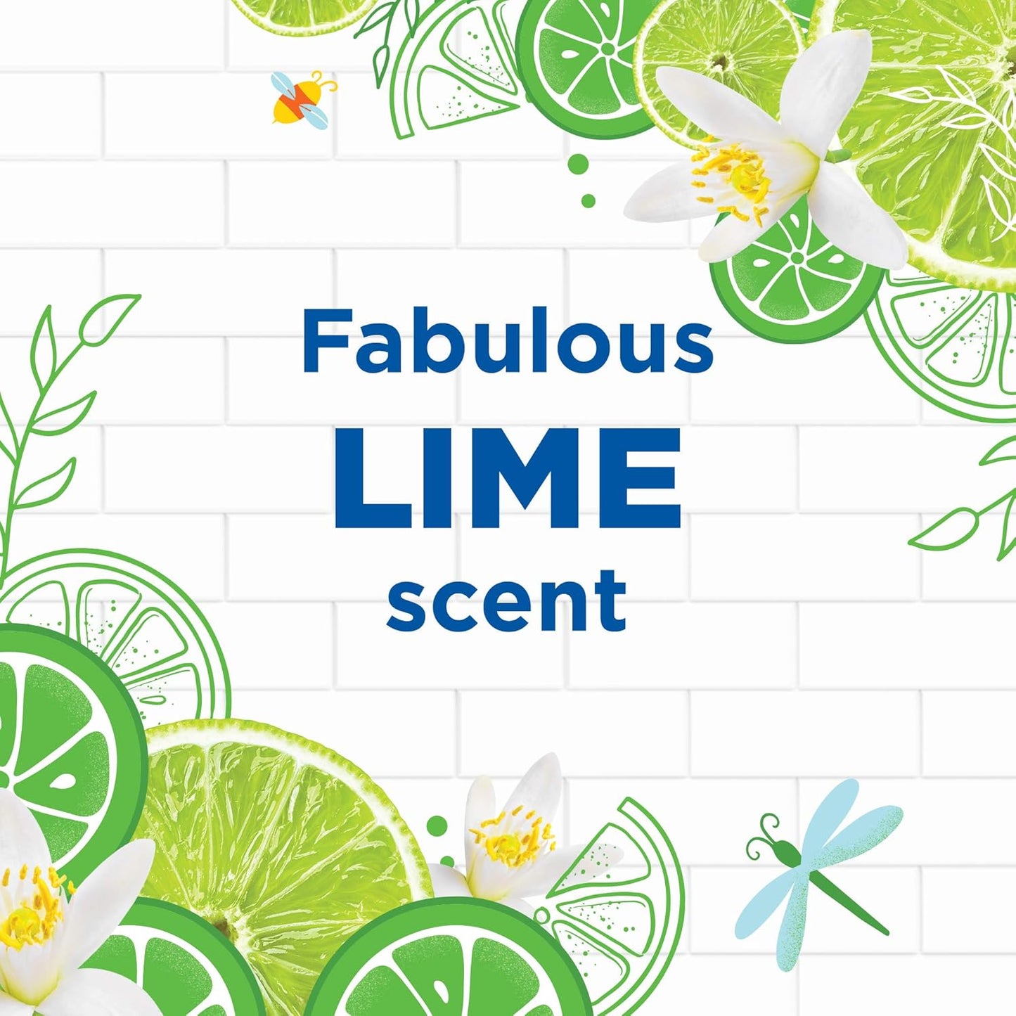 Duck Fresh Discs Toilet Cleaner Refill Twin Pack, Fights Stains That Harbour Germs, Prevents Limescale Build Up, Lime, Pack of 3 (Total of 6 Refill Tubes)