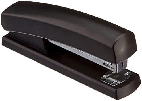 Basics Stapler with 1000 Staples, Matte Black