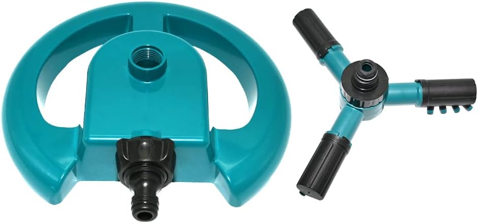 Ram® Garden Sprinkler Automatic Lawn Sprinkler 360 Degree Rotating Grass Lawn Plants Veggies Sprinkler