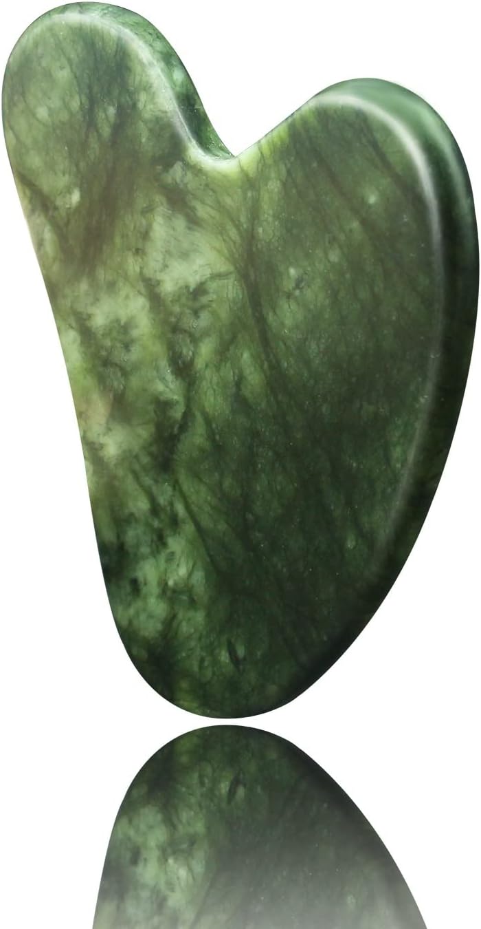Gua Sha, Premium Gua Sha Stone, Guasha for Face Upgraded, Guasha Stone Natural Jade Stone