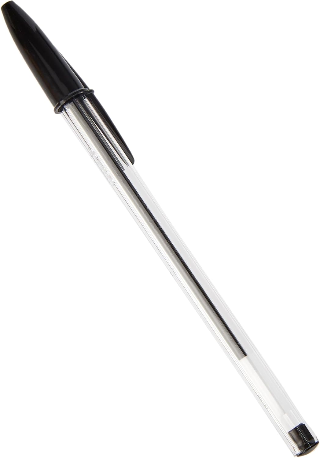 BIC Cristal Original Smudge Free Ballpoint Pens, Ideal for School, Black, Medium Point (1.0mm), Pack of 50