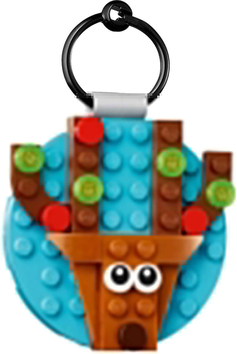 LEGO Christmas Ornament Selection - Building Toy with 4 Hanging Decorations incl. Santa, a Snowman & a Reindeer - Fun Family Activity for 6+ Year Old Girls & Boys - 40744
