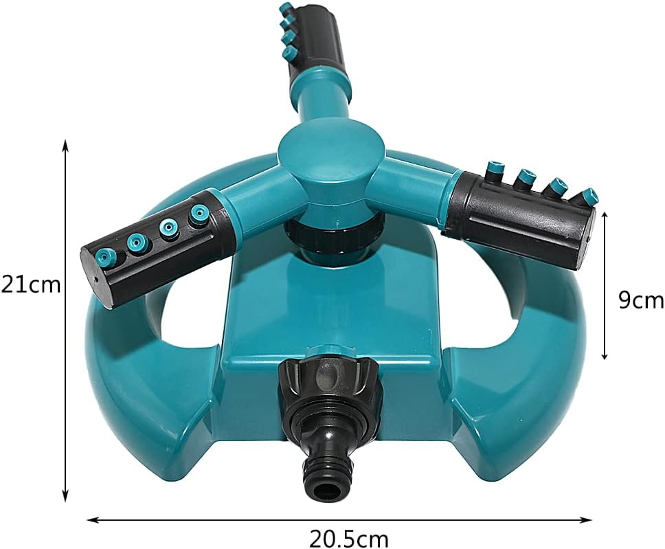 Ram® Garden Sprinkler Automatic Lawn Sprinkler 360 Degree Rotating Grass Lawn Plants Veggies Sprinkler
